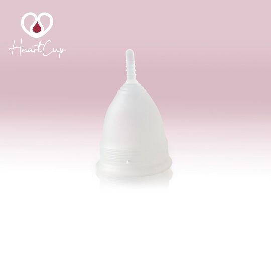 HeartCup Classic blød menstruationskop hvid farve Mini størrelse
