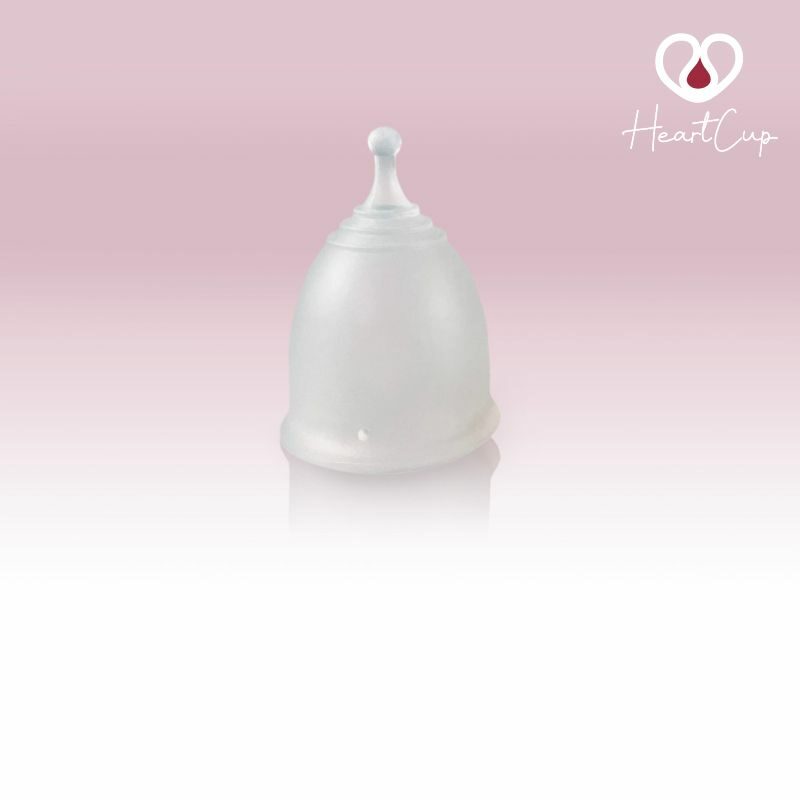HeartCup Active fast menstruationskop hvid farve Mini størrelse