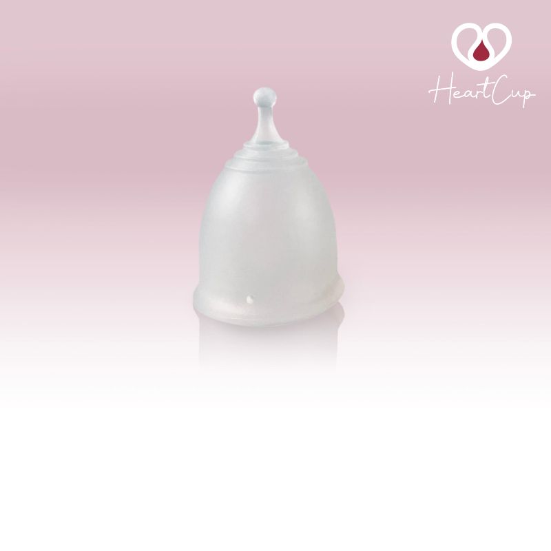 HeartCup Active fast menstruationskop hvid farve Mini størrelse